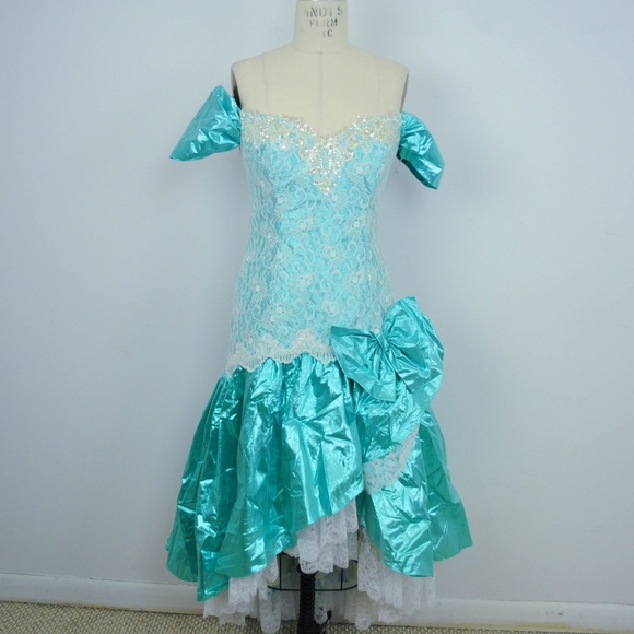 vintage 80's prom dresses